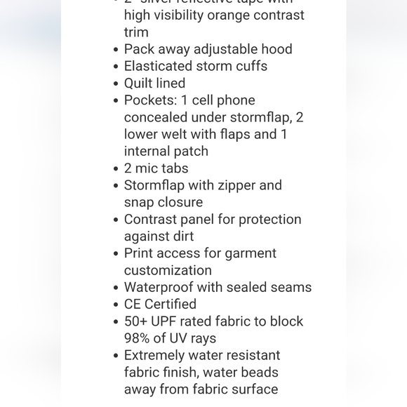 ###Blow Out pricing!! Port West Hi -Vis Traffic Jacket US 369 - Picture 5 of 7